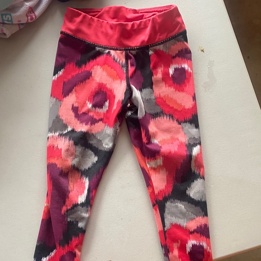 Vibrant Floral Kids Leggings
